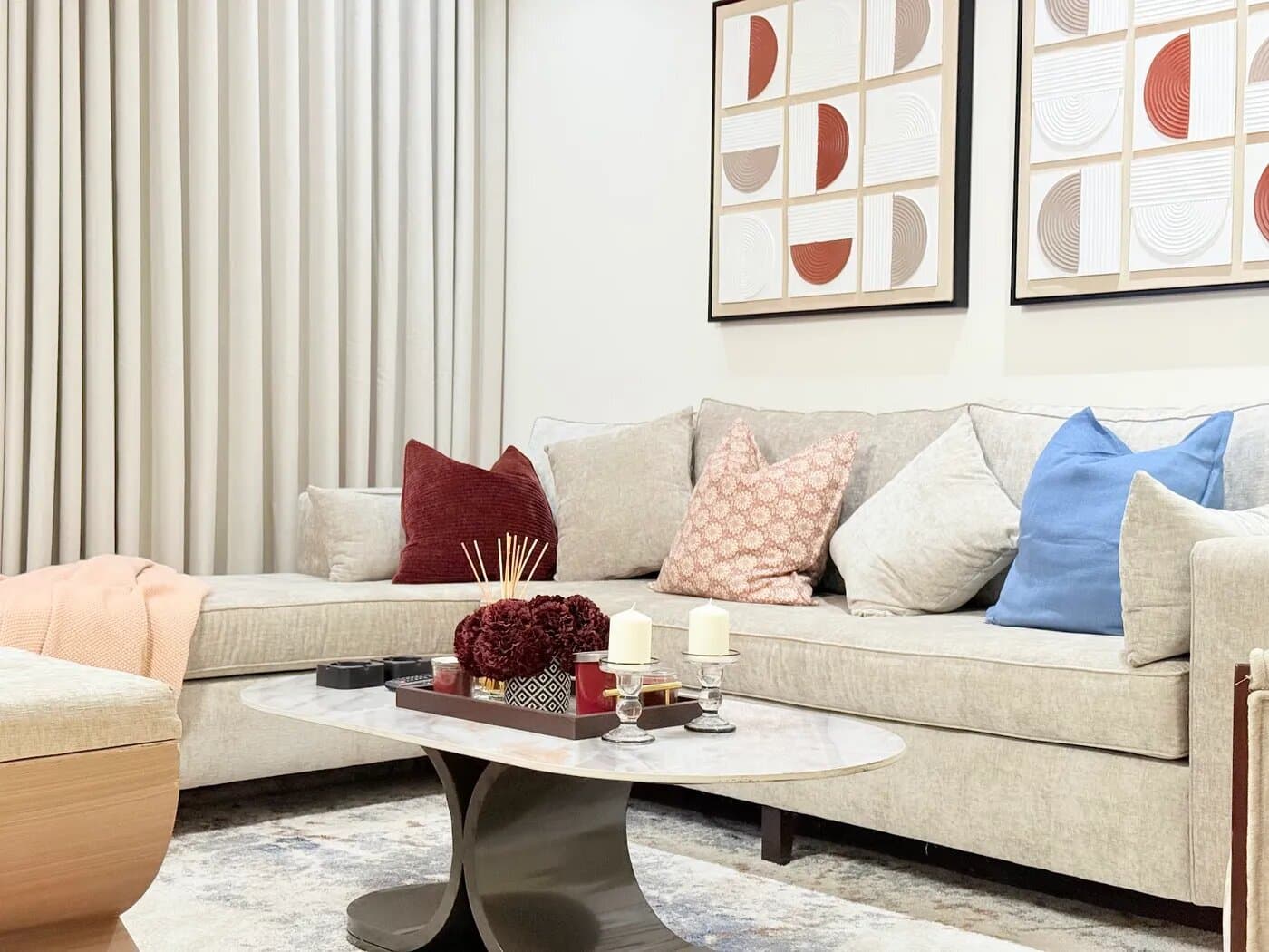 شقة بغرفة نوم وصاله وبلكونه 3