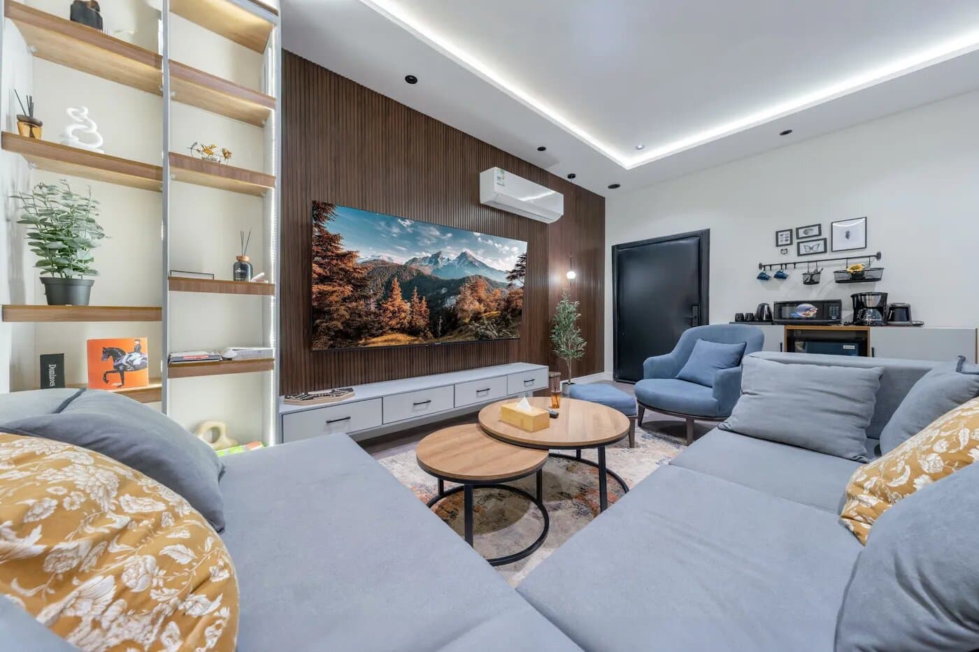 شقة بصالة وغرفة نوم دخول ذاتي 3