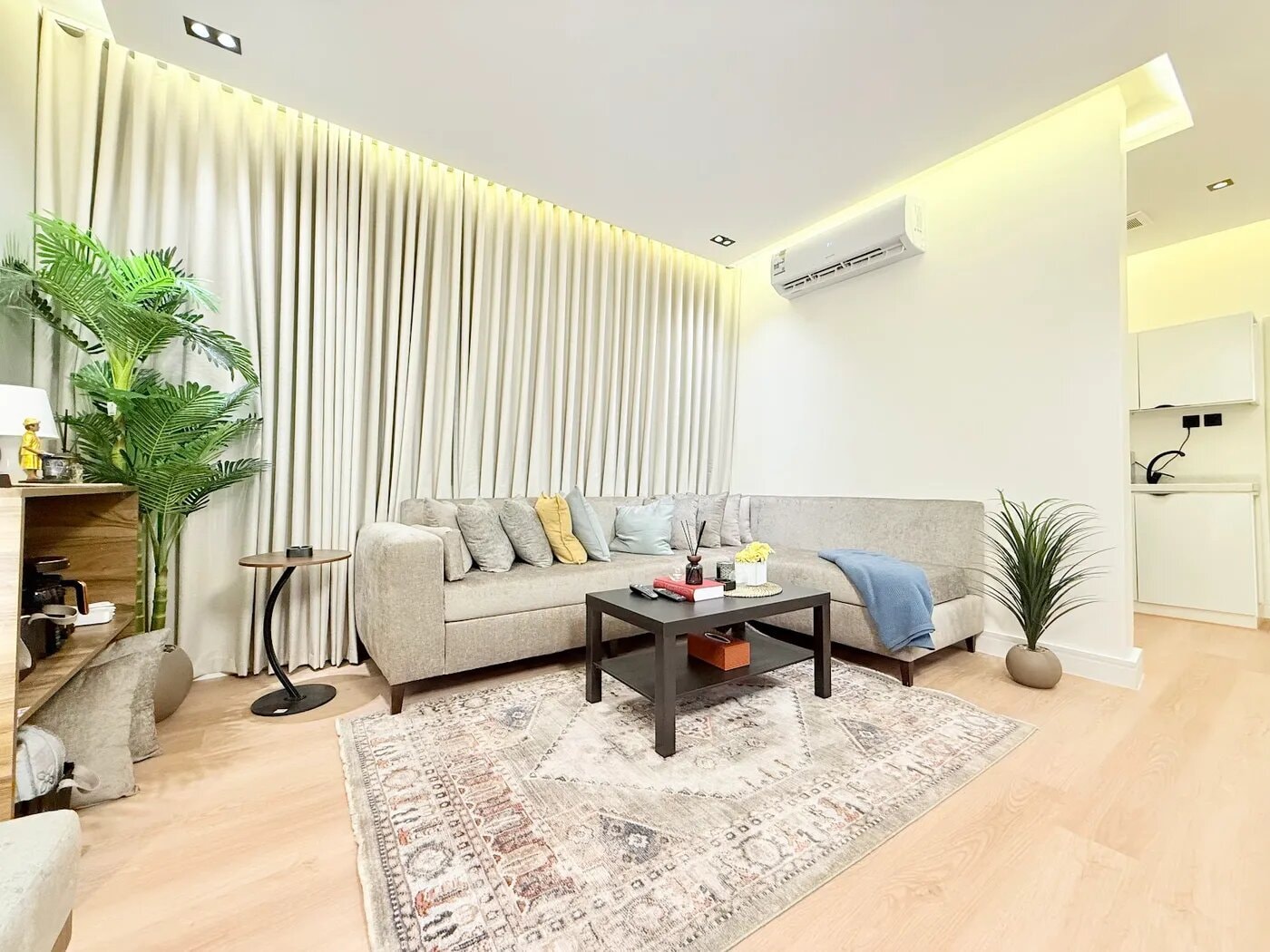 شقة بصالة وغرفة نوم 7