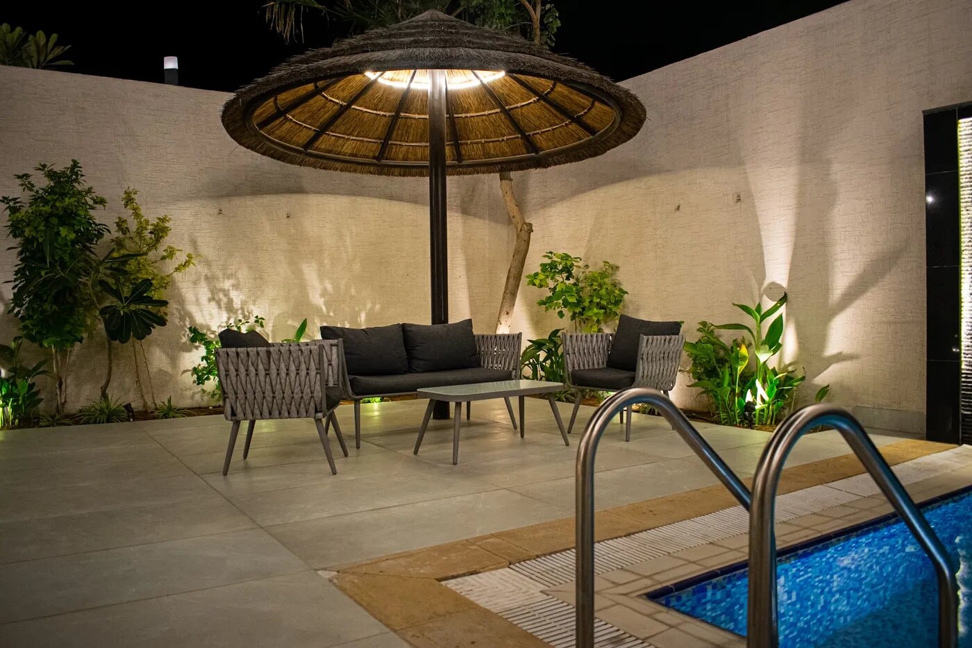 شاليه بصالة أنيقة 5