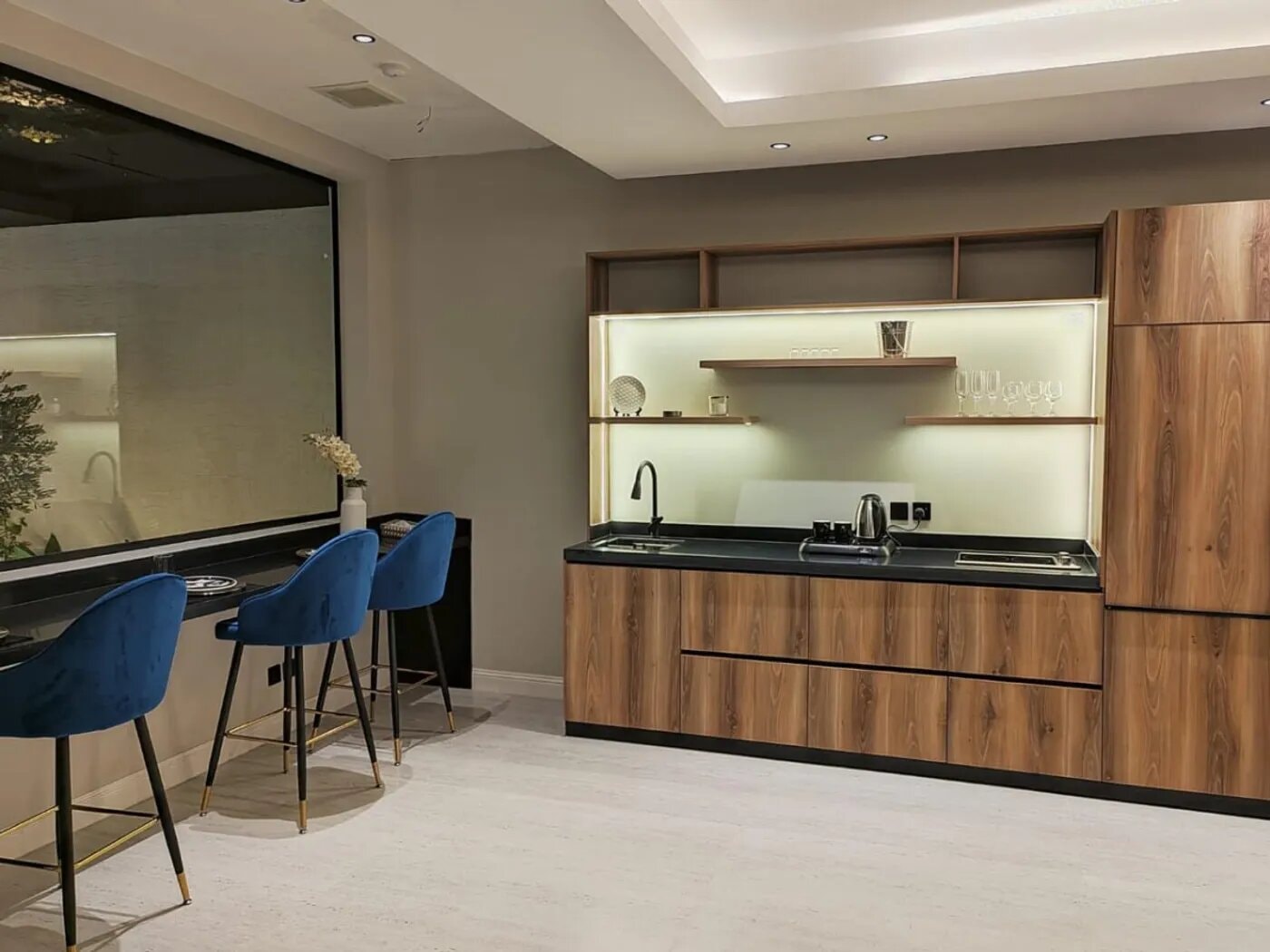 شاليه بصالة أنيقة 7