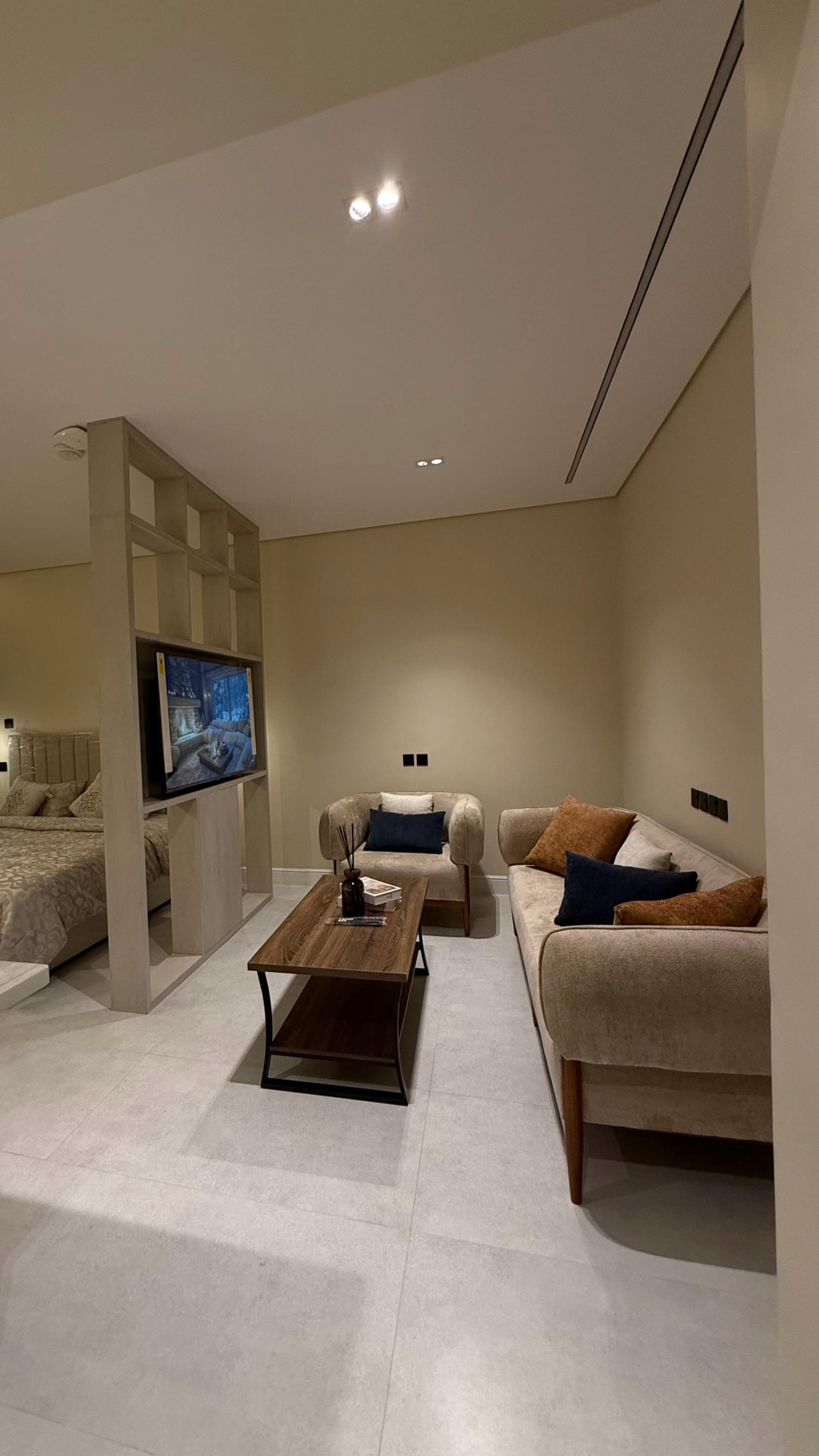 استديو بتصميم ريفي مع بانيو 5