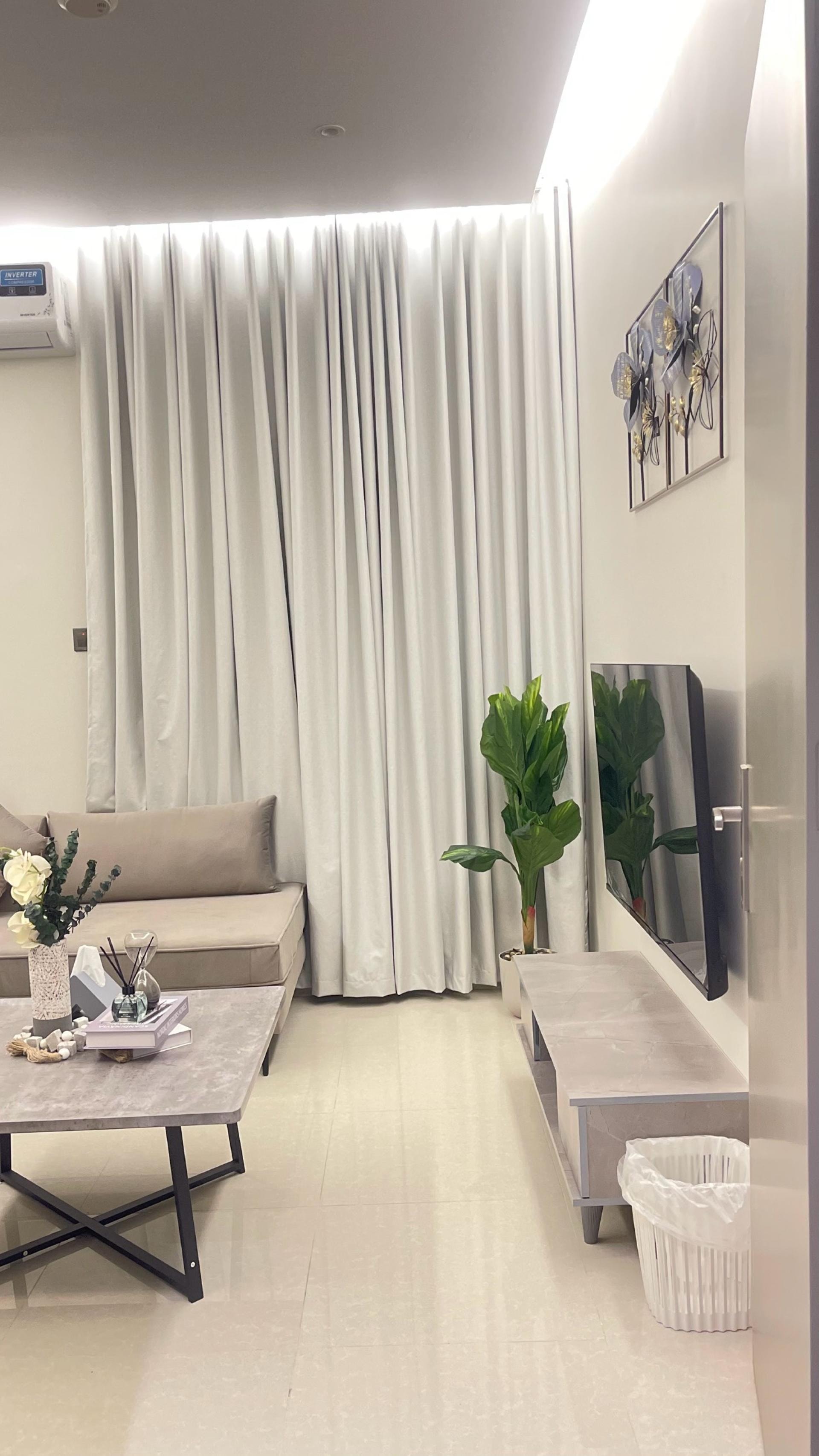 شقة أنيقة بغرفة نوم وصاله ومطبخ 9