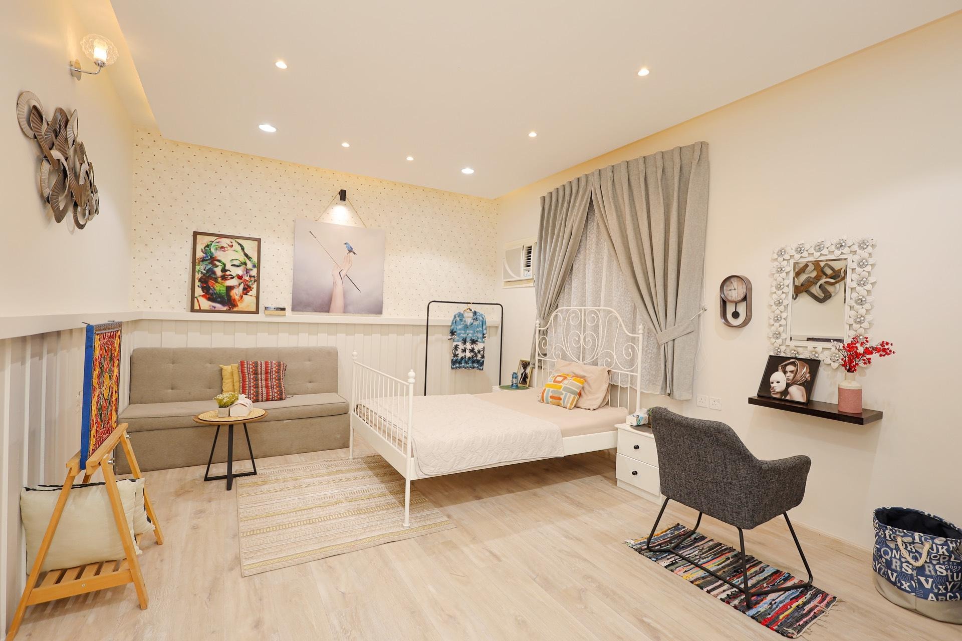 المنزل الأنيق بثلاث غرف وصاله ودخول ذاتي 8