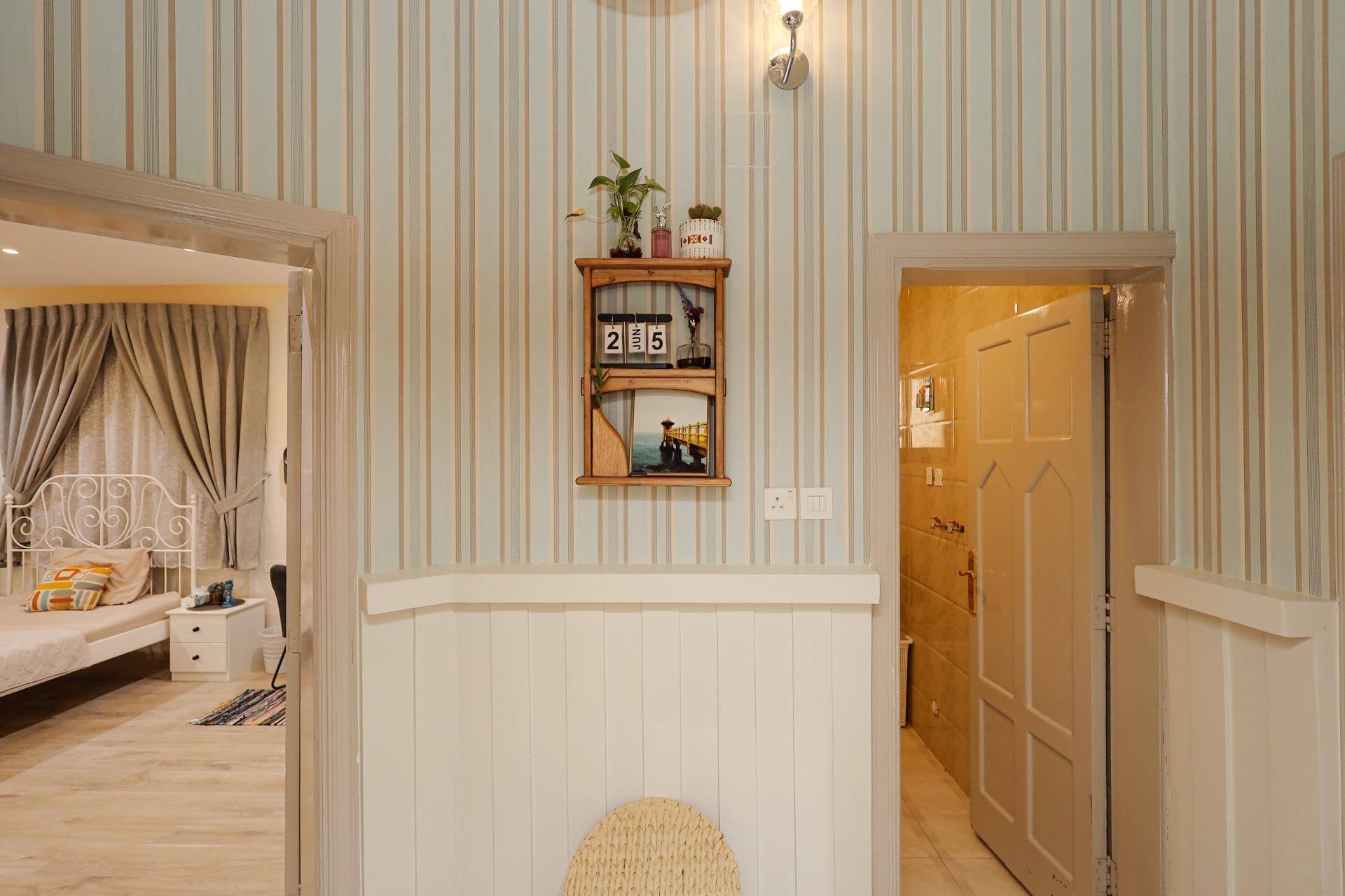 المنزل الأنيق بثلاث غرف وصاله ودخول ذاتي 10