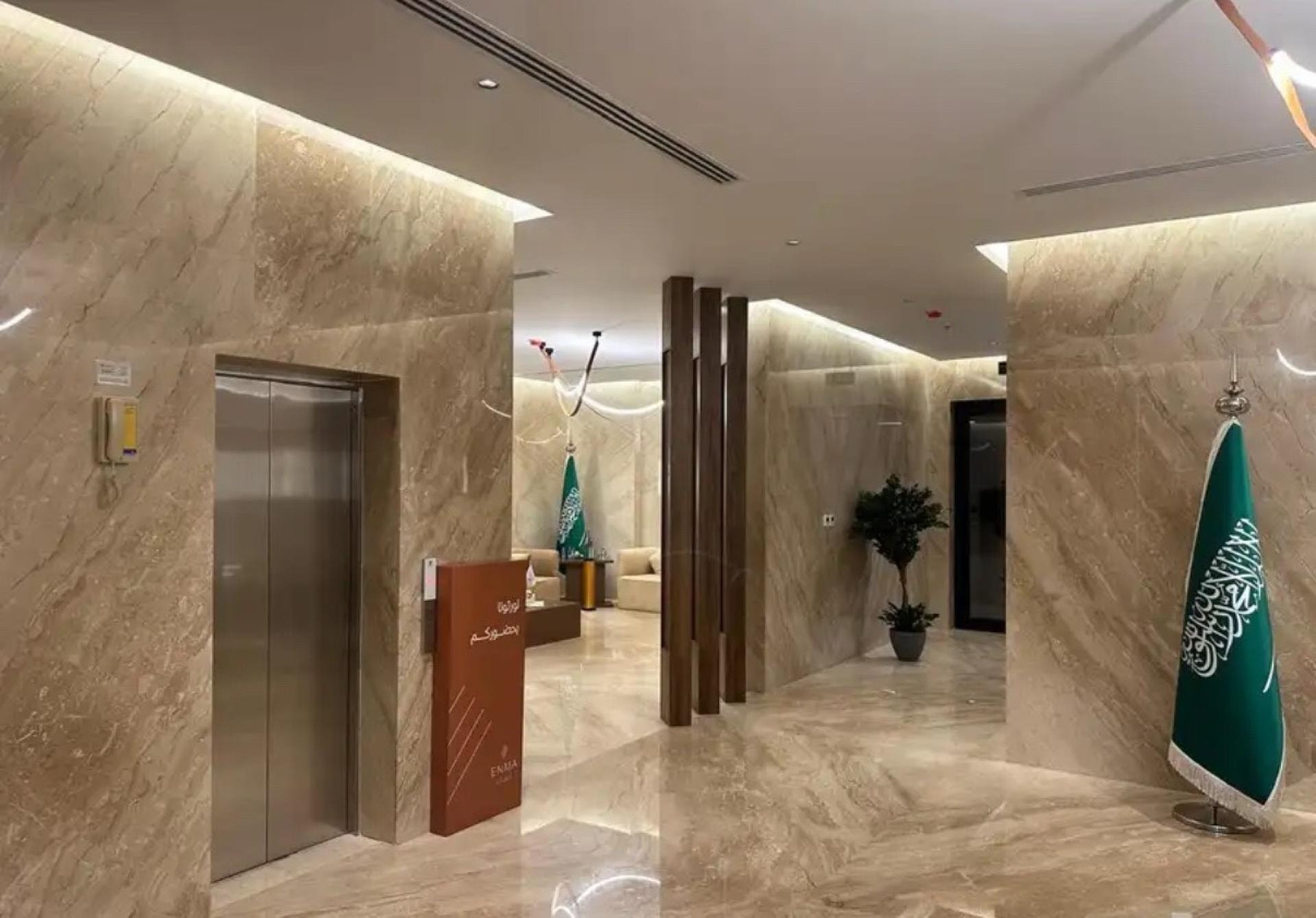 شقة راقية 3 غرف في برج انما ودخول ذكي 3