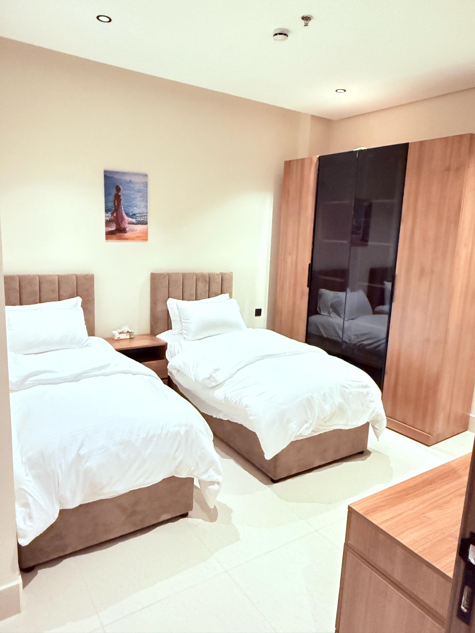 شقة راقية 3 غرف في برج انما ودخول ذكي 7