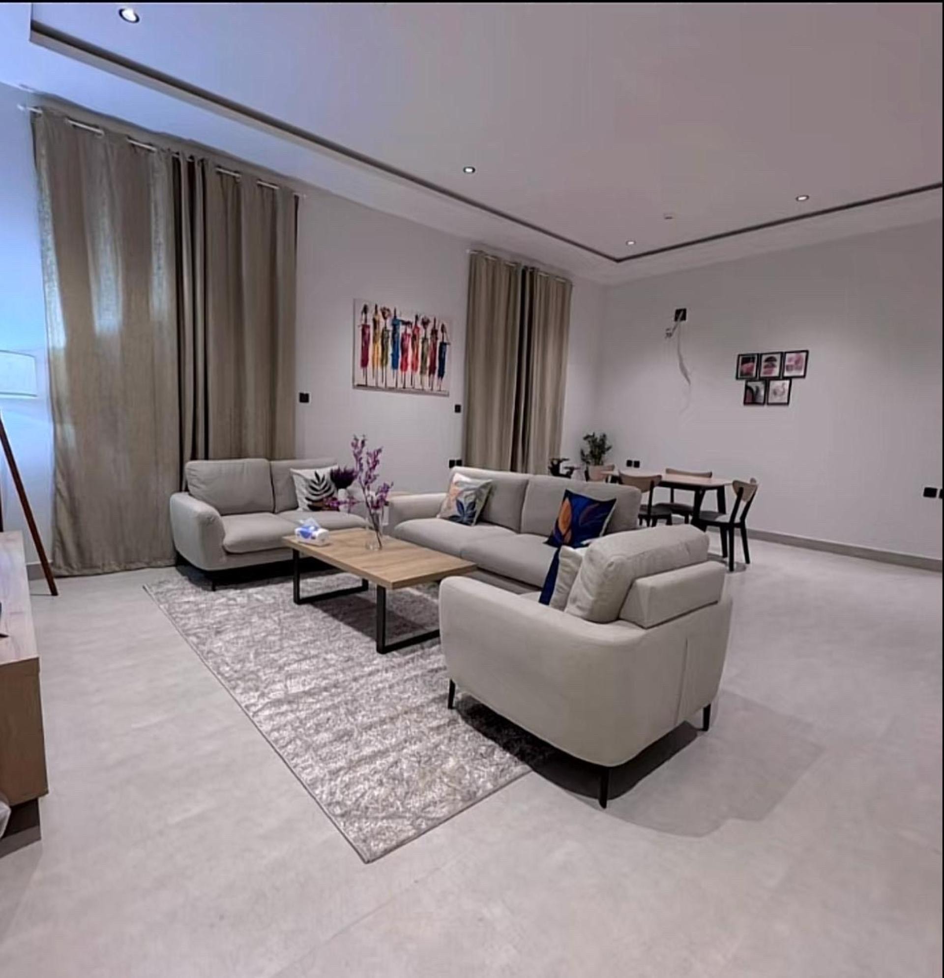 شقة واسعة وأنيقة 3 غرف 2