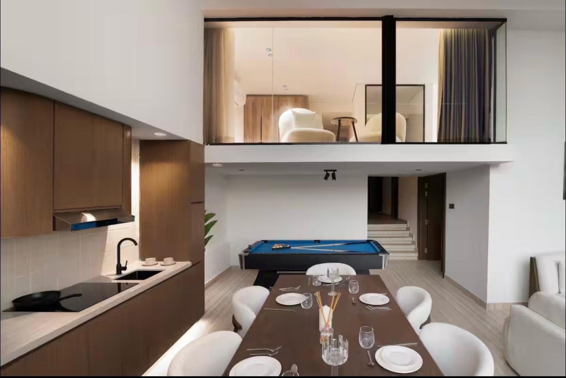 بنتهاوس فاخر بدورين سينما وبلياردو وجلسة 4