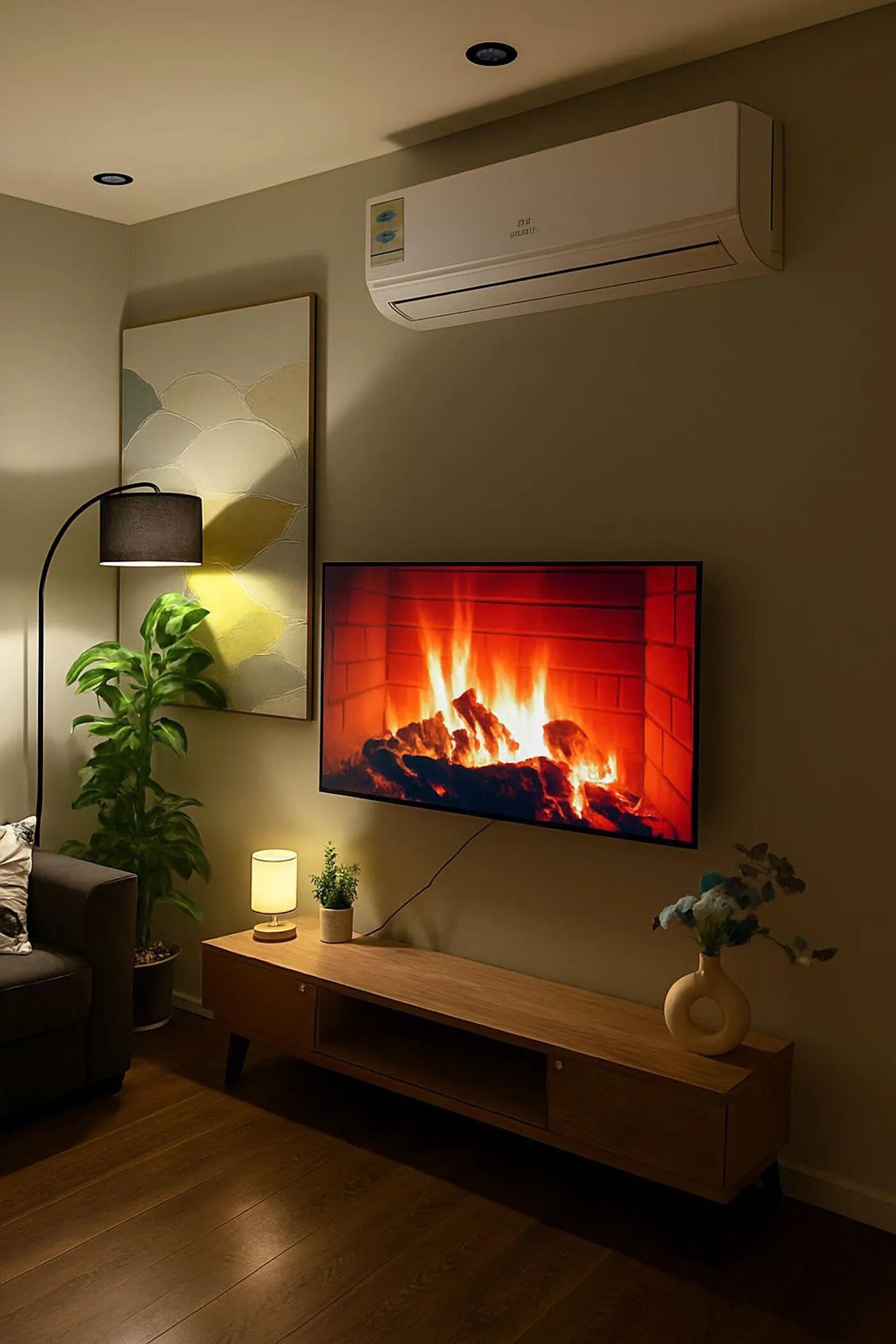 شقة بغرفة معيشة ونوم 1