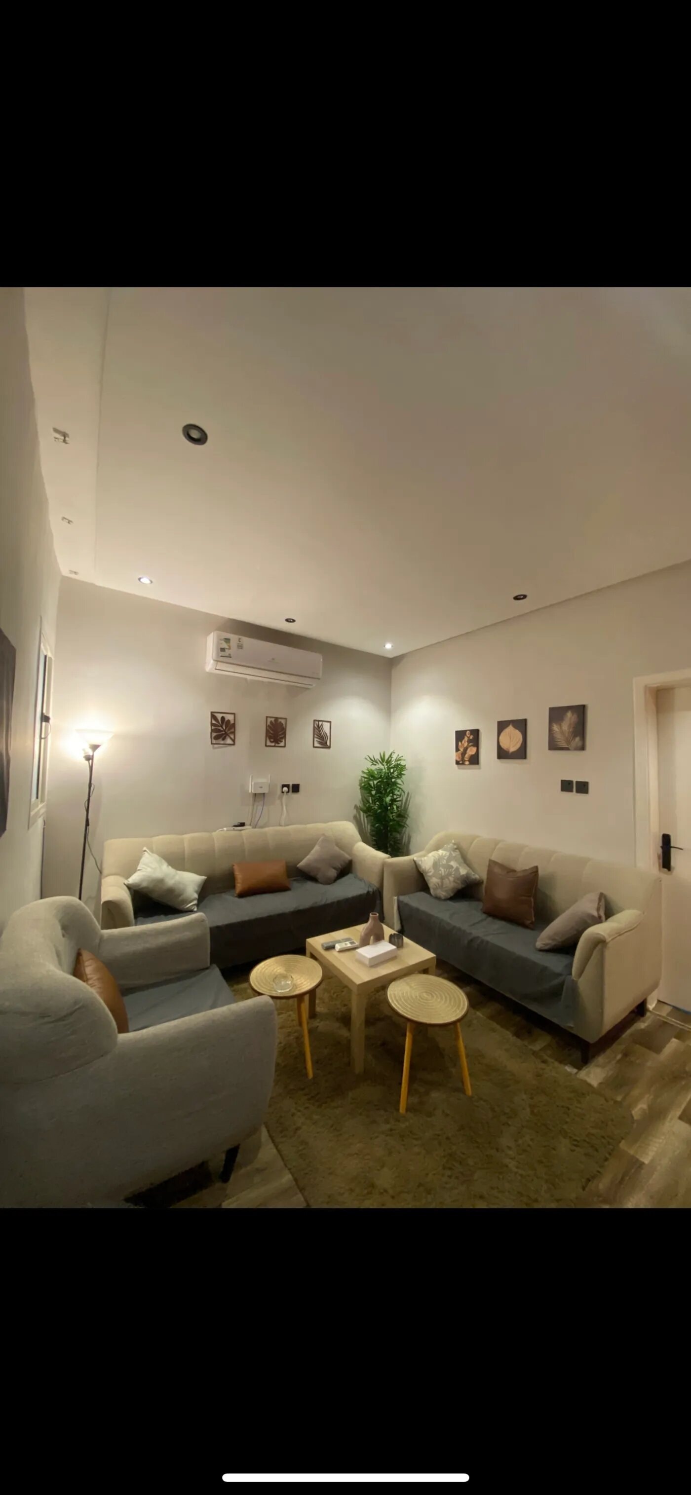 شقة بغرفة معيشة ونوم 1