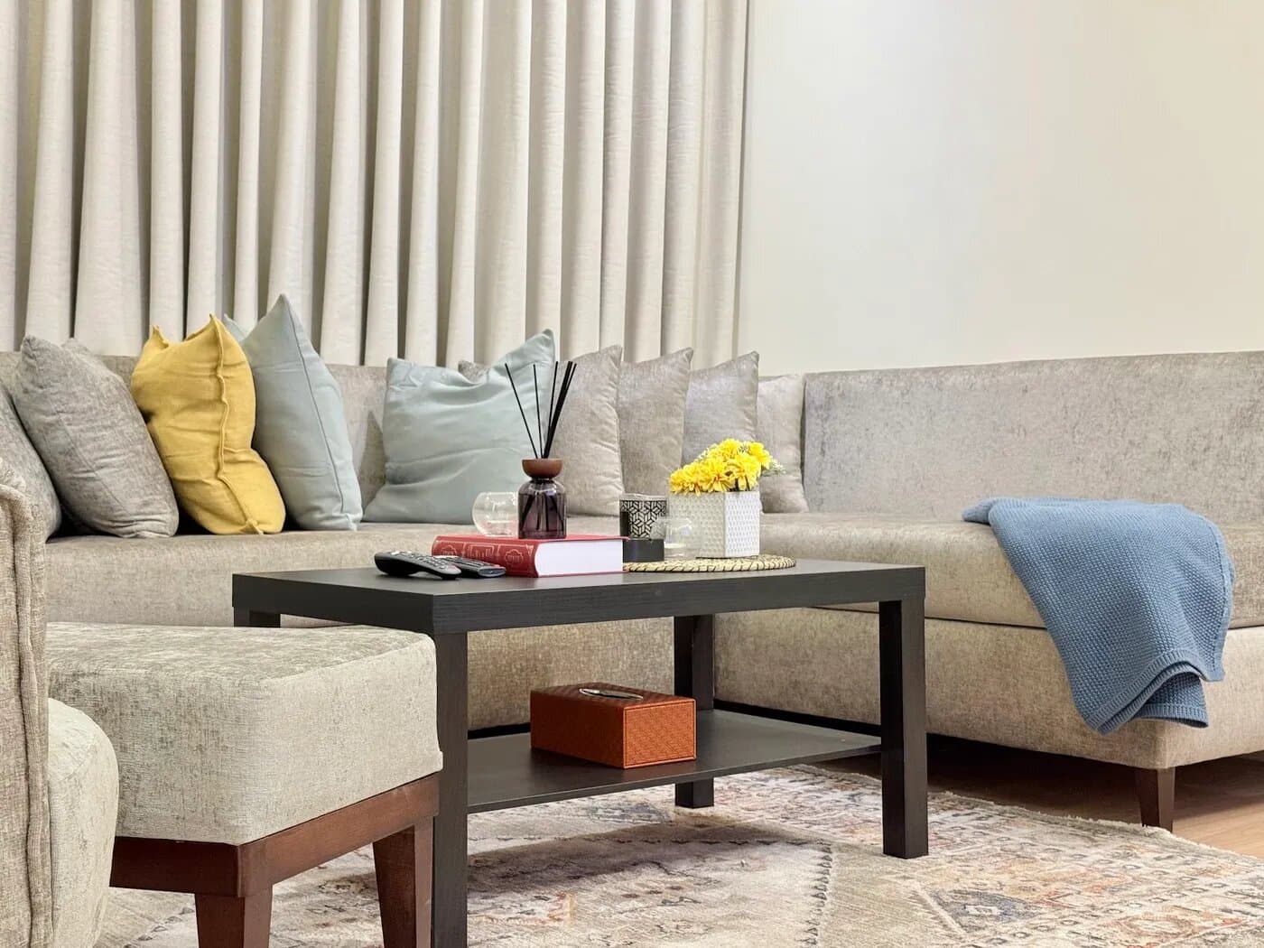 شقة بصالة وغرفة نوم 15