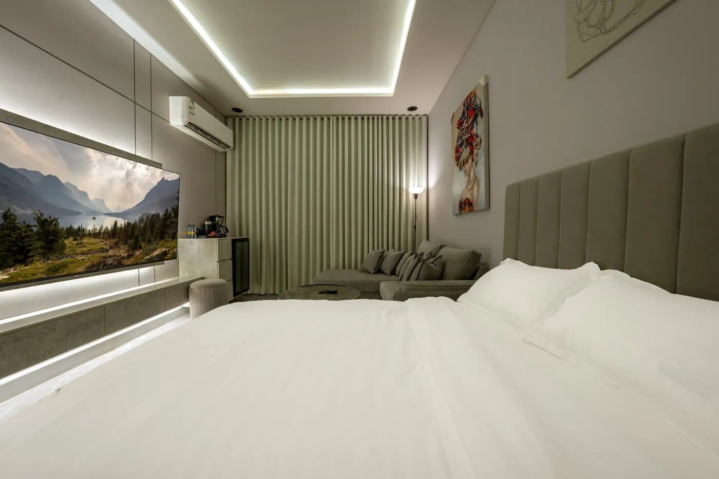 استديو هادئ بسرير ماستر دخول ذكي 6