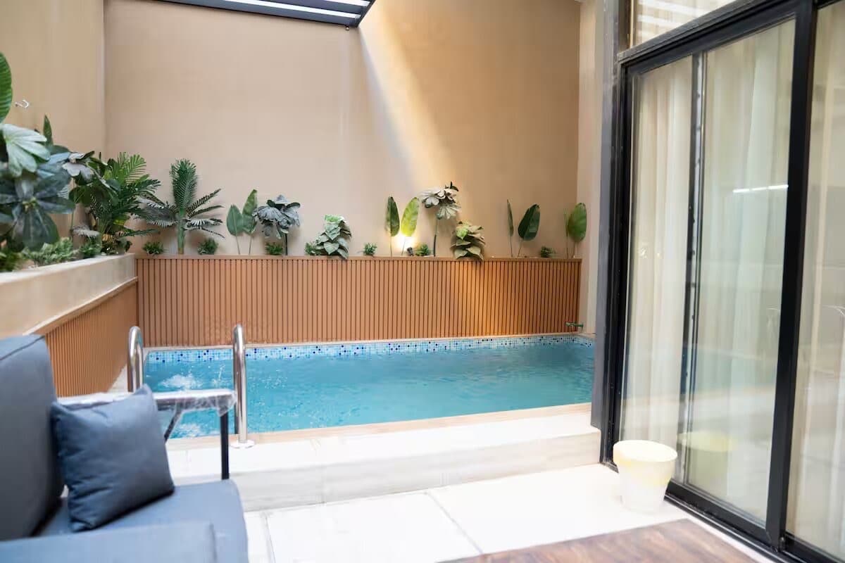 شقة بنتهاوس مع حمام سباحة وسينما 11